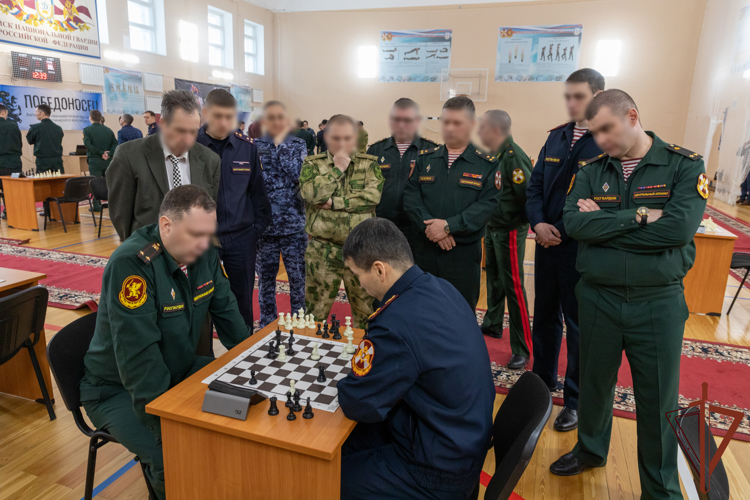 В Росгвардии наградили победителей и призеров чемпионата по шахматам