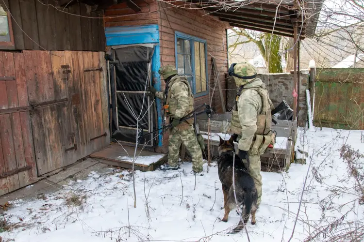 Росгвардейцы обнаружили и обезвредили тайник с боеприпасами в ЛНР