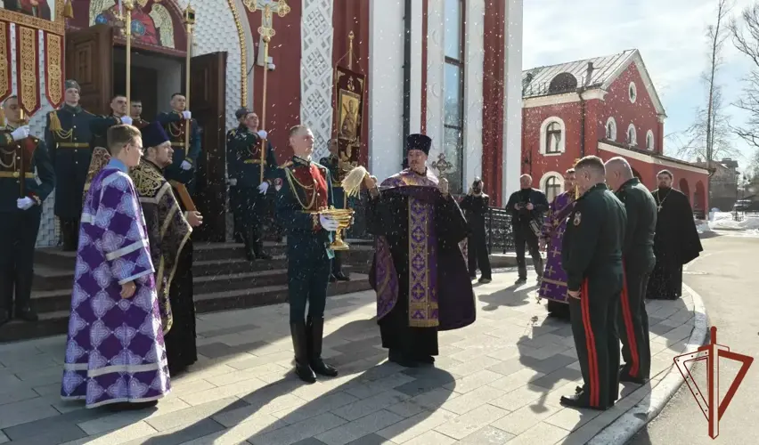 В главном храме Росгвардии состоялось богослужение, посвященное дню войск национальной гвардии