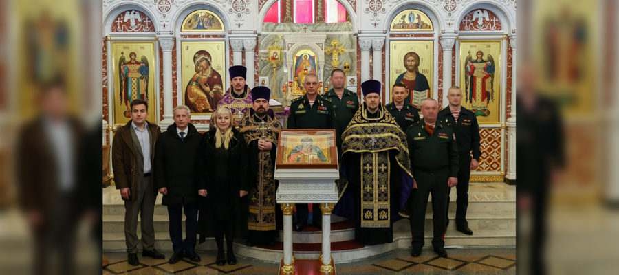 В Главный храм Росгвардии передали икону святого Даниила Московского (видео)