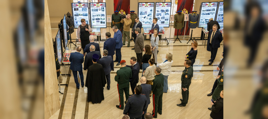 В Совете Федерации открылась выставка Центрального музея Росгвардии (видео)