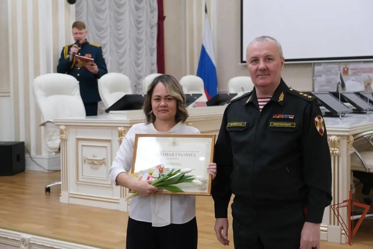 Росгвардия по всей стране проводит праздничные мероприятия, посвященные Международному женскому дню