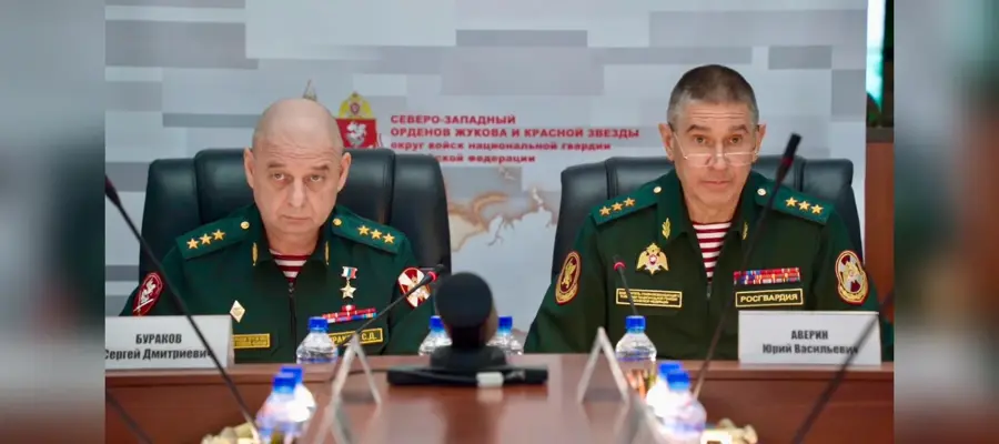 Генерал-полковник Юрий Аверин принял участие в заседании Военного совета Северо-Западного округа Росгвардии (видео)