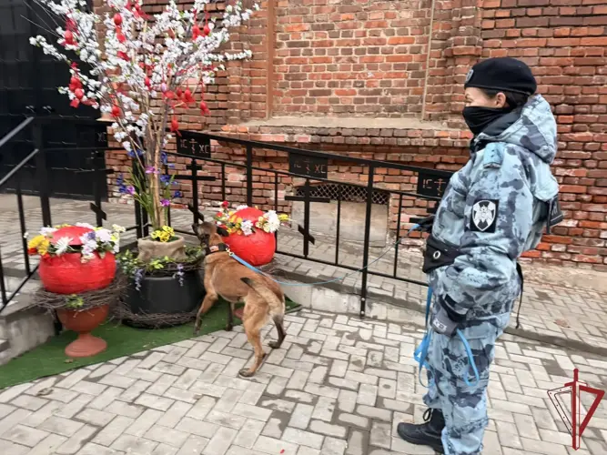 Росгвардия обеспечила охрану общественного порядка во время празднования Пасхи