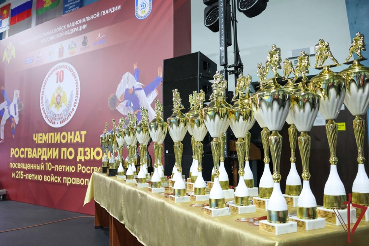 В Росгвардии проходит чемпионат по дзюдо