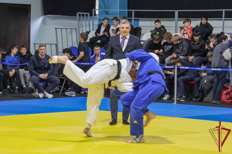 В Росгвардии проходит чемпионат по дзюдо