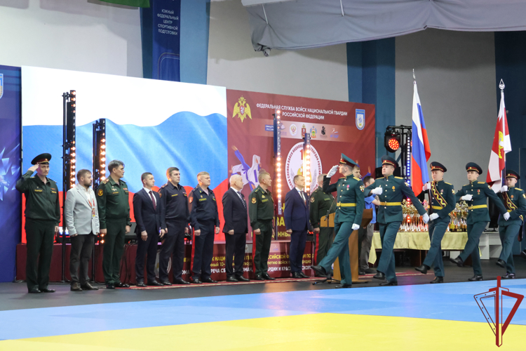 В Росгвардии проходит чемпионат по дзюдо