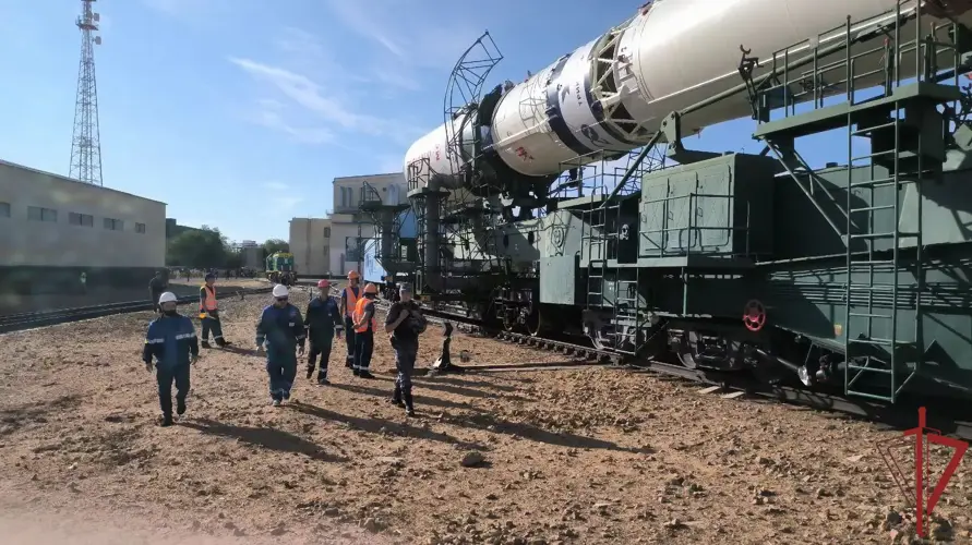 Сотрудники Главного управления Росгвардии по Московской области обеспечивают безопасность космодрома «Байконур» (видео)