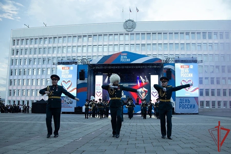 В столице СКФО торжественно открыт Всероссийский фестиваль оркестров Росгвардии  