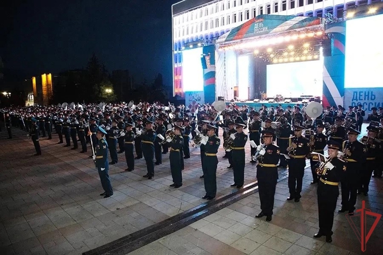 В столице СКФО торжественно открыт Всероссийский фестиваль оркестров Росгвардии  